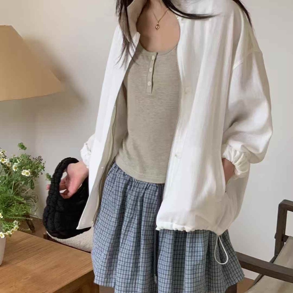 White woman jacket